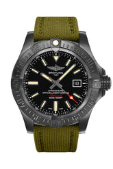 Breitling Avenger Blackbird 48Mm Black Fabric V1731010 Bd12 Watch